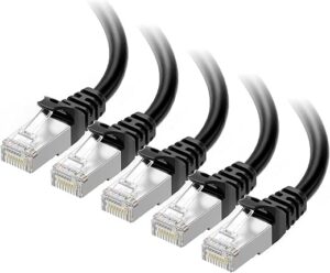 Cable Matters 10Gbps 5-Pack Shielded Cat6A Ethernet Cable