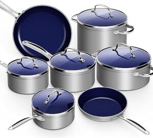 Nuwave 12pc Forged Lightweight Cookware Set