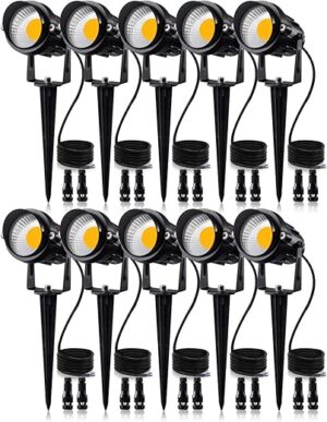 SUNVIE 12W LED Landscape Lights With Connectors