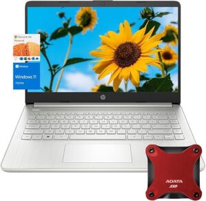HP 14" HD Laptop, Intel Quad-Core, 16GB RAM