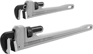 DURATECH 14-Inch & 24-Inch Heavy Duty Aluminum Pipe Wrench