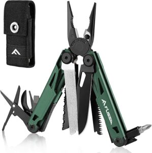 FLISSA 15-In-1 Stainless Steel Multitool Knife