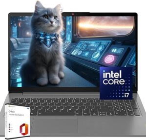 Lenovo 15.6 FHD Laptop With Office, Intel i7