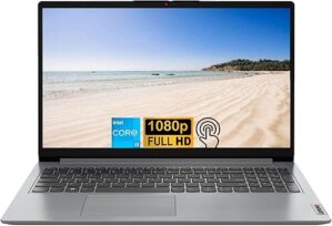 Lenovo 15.6″ FHD Touchscreen Laptop, Intel i3-1215U
