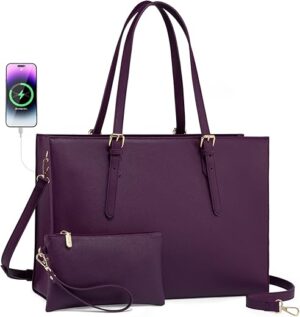 LOVEVOOK 15.6 Inch Laptop Bag, Large Waterproof Briefcase