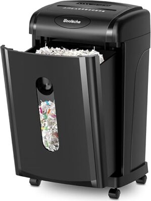 woolsche 18-Sheet Cross Cut Paper Shredder
