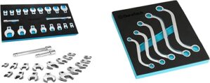 DURATECH 19-Piece Drive Crowfoot Wrench Set