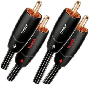 AudioQuest 1m Tower RCA Audio Cable - Black