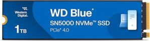Western Digital 1TB Blue SN5000 NVMe SSD - WDS100T4B0E