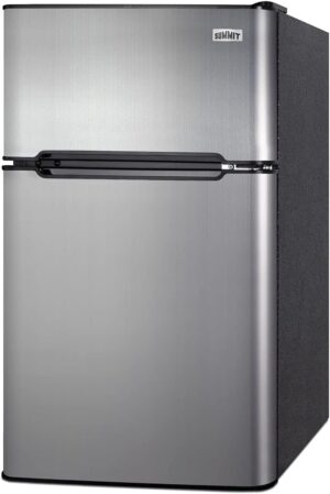 Summit Appliance 2-Door Refrigerator-Freezer, 19" Wide