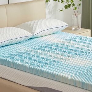 SINWEEK 2 Inch Memory Foam Mattress Topper Twin XL