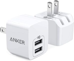 Anker 2-Pack Dual Port 12W Wall Charger