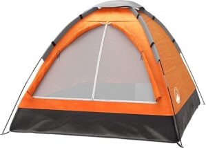 Wakeman 2-Person Lightweight Camping Tent (Orange)