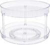 Amazon Basics 2 Tier Clear Lazy Susan Turntable