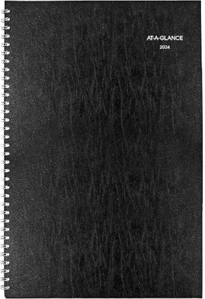 AT-A-GLANCE 2024 Monthly Planner, DayMinder, 8″ x 12″, SK20024