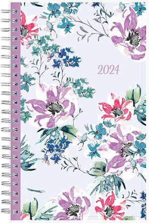 Blue Sky 2024 Weekly Monthly Planner, 5″ x 8″, Laila (137276-24)