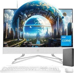HP 21.5 Inch All-in-One Desktop PC, 32GB RAM