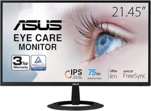 ASUS 22” 1080P Eye Care Monitor VZ22EHE