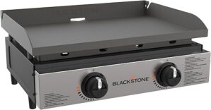 BLACKSTONE 22” Tabletop Griddle, Stainless Steel Faceplate
