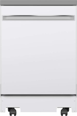 GE 24" Energy Star Portable Dishwasher, GPT225SGLWW