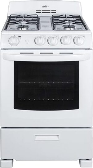 Summit Appliance 24" Freestanding Gas Range RG244WS