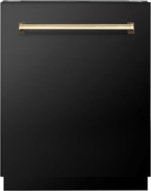 ZLINE 24" Top Control Dishwasher, Black Stainless, DWVZ-BS-24-G