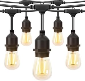 addlon 24FT Outdoor String Lights Waterproof LED