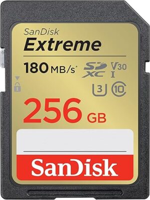 SanDisk 256GB Extreme SDXC UHS-I Memory Card SDSDXVV-256G-GNCIN