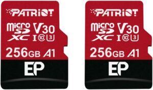 Patriot Memory 256GB Micro SD Card, 4K Video Recording