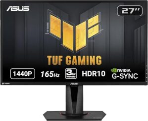 ASUS 27″ 2K HDR Gaming Monitor VG27AQ