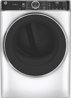 GE 28" Front Load Gas Dryer GFD85GSSNWW