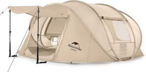 Naturehike 3-4 Person Easy Setup Pop Up Tent