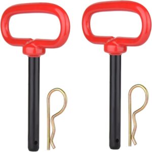 Comonc 3/8 Inch Red Handle Hitch Pin Set