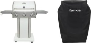 Kenmore 3-Burner Propane Gas Grill With Cover