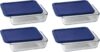 Pyrex 3 Cup Rectangular Dish With Cover