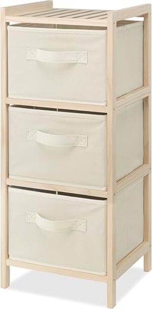Whitmor 3 Drawer Wood Chest - Natural Pine
