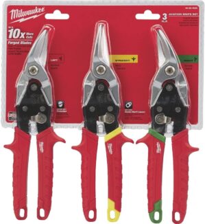 Milwaukee 3-Piece Aviation Snip Set 48-22-4533