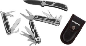 WORKPRO 3-Piece Multi-Tool Set, Stainless Steel