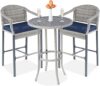 Best Choice Products 3-Piece Outdoor Wicker Bar Table Set