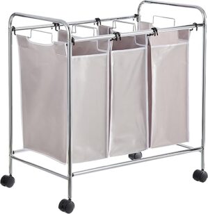 Amazon Basics 3 Piece Rectangular Laundry Sorter Basket