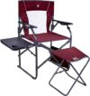 GCI Outdoor 3-Position Director’s Chair With Ottoman