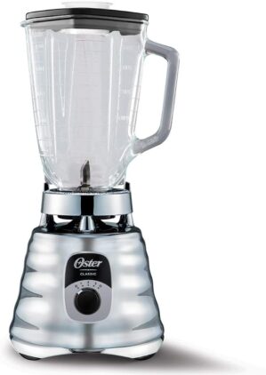 Oster 3 Speed Chrome Blender With Glass Jar