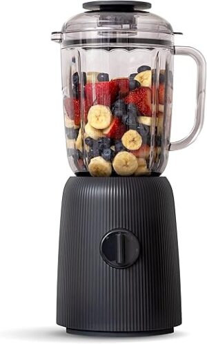 IRIS 3-Speed Professional Countertop Blender - Charcoal Black
