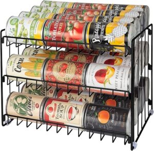 Kitchen Details 3 Tier Can Organizer Rack