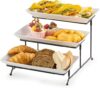 Gomakren 3 Tier Porcelain Serving Trays Stand