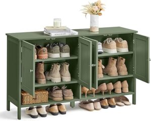 VASAGLE 3-Tier Shoe Storage Organizer Cabinet
