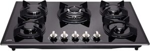 Loblich 30 Inch 5 Burner Tempered Glass Cooktop LW5G01