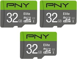 PNY 32GB Elite Class 10 U1 microSDHC 3-Pack