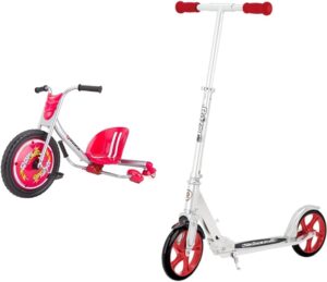 Razor 360 Caster Trike & A5 Lux Scooter Bundle