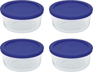 Pyrex 4 Cup Round Dish With Lid